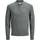 Jack & Jones Premium JPRBLAMERINO stickad tröja med merinoull, Medium Grey Melange, Medium Grey Melange, swatch