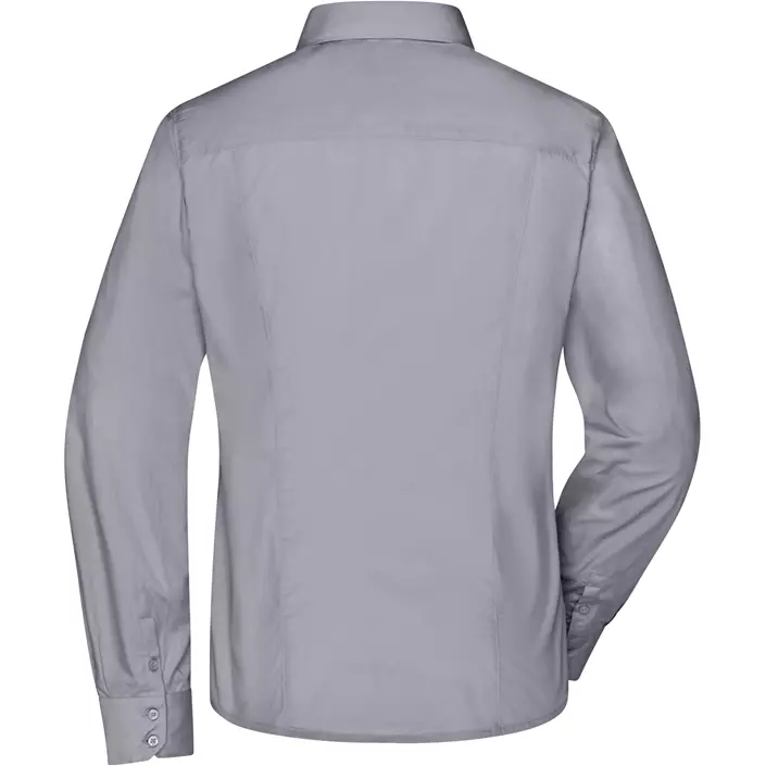 James & Nicholson modern fit dame skjorte, Grå, large image number 1