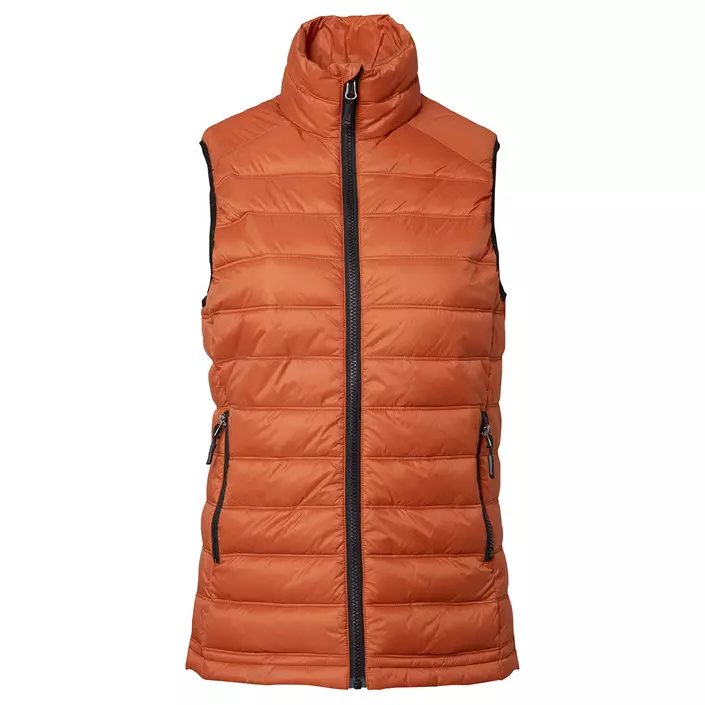 South West Amy dame quiltet vest, Dark-orange, large image number 0