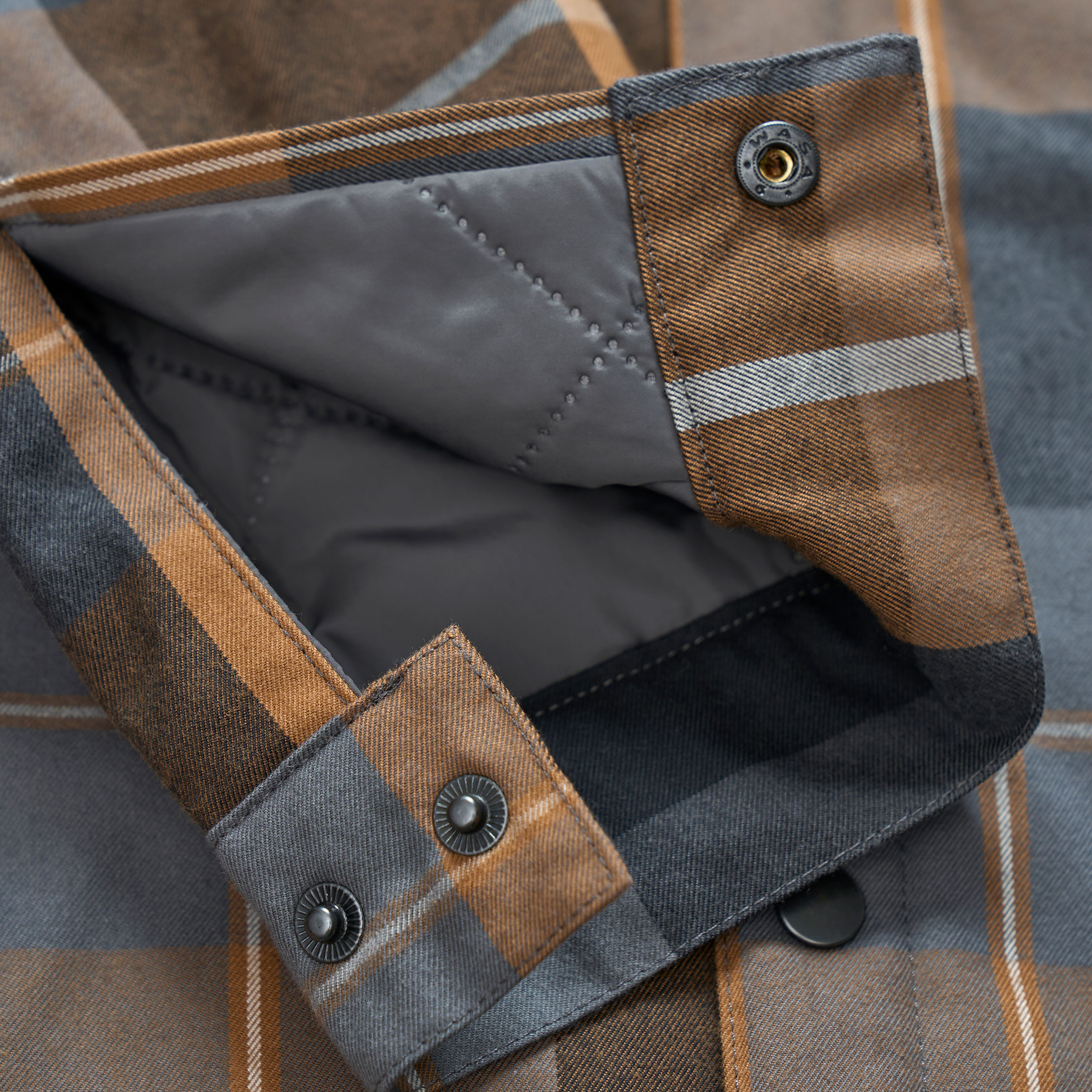 Mascot Customized flannel skjortejakke, N&oslash;ddebrun, large image number 9