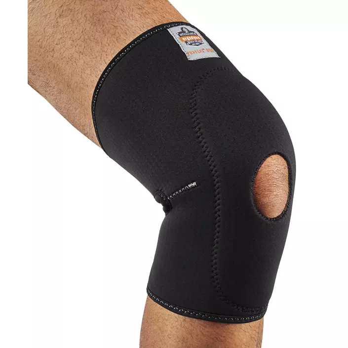 Ergodyne ProFlex 615 neoprene compression knee sleeve, Black, large image number 0