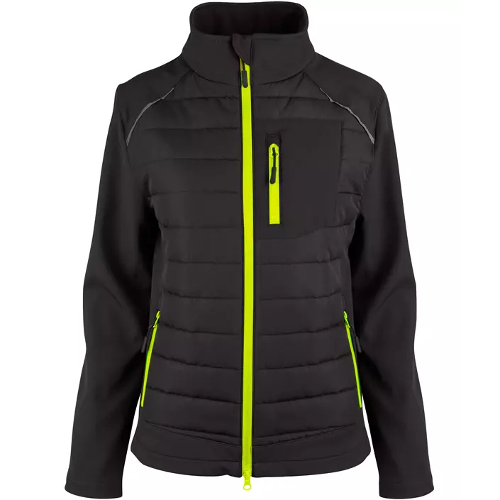 YOU Sydney women's hybrid jacket, Black/Yellow, large image number 0