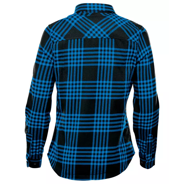 Stormtech Santa Fe dame flannelskjorte, Royal blue/black, large image number 2