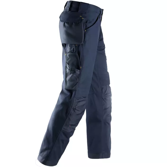 Snickers Canvas+ work trousers, Marine Blue, large image number 3