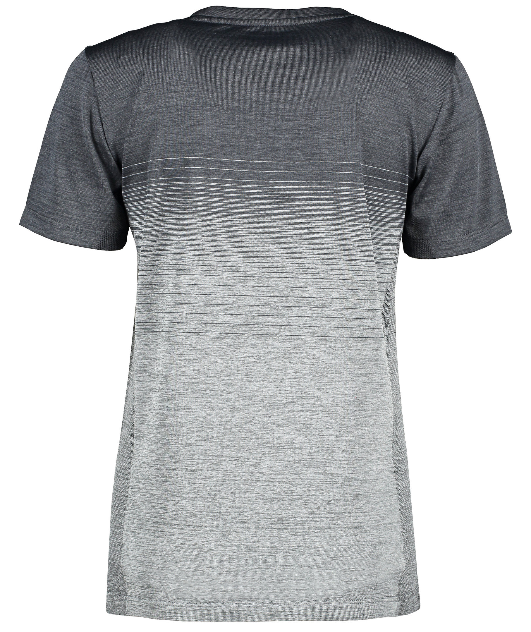 GEYSER seamless striped women's T-shirt, Anthracite melange, large image number 2