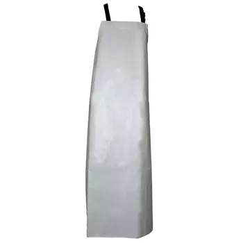 Abeko Industrial PVC bib apron, White