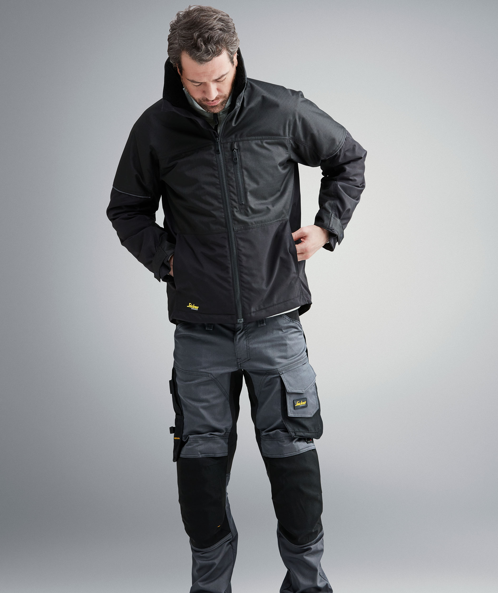 Snickers AllroundWork winter jacket 1148, Black