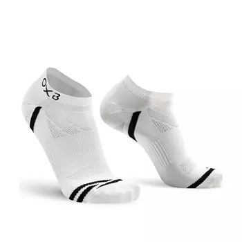 Oxyburn Everyday 2-pack ankle socks, White/Black