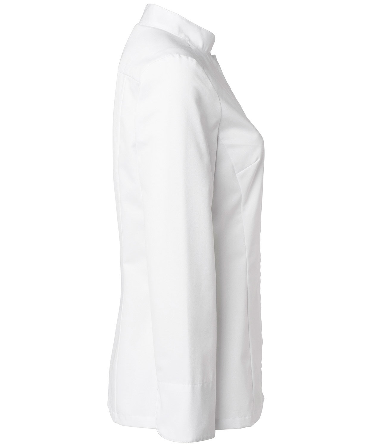 Segers slim fit dame kokkeskjorte, Hvid, large image number 2