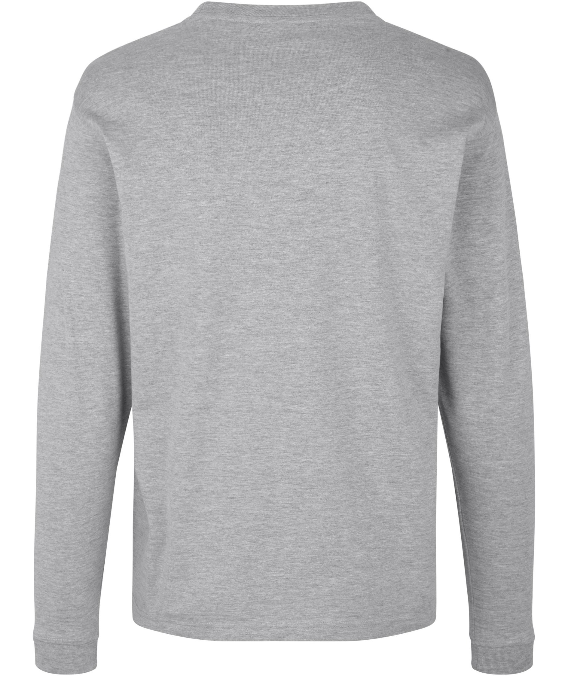 ID PRO Wear lang&auml;rmliges T-Shirt, Grau Melange