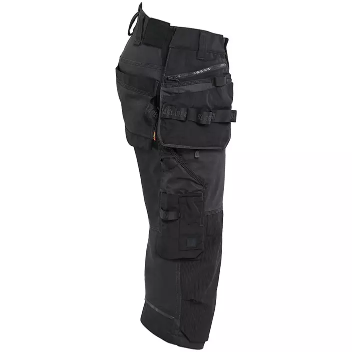 Blåkläder Striker 3/4-Handwerkerhose, Schwarz/Schwarz, large image number 2