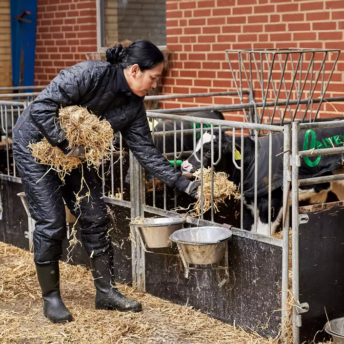 ELKA termobyxa dam, Svart, large image number 1