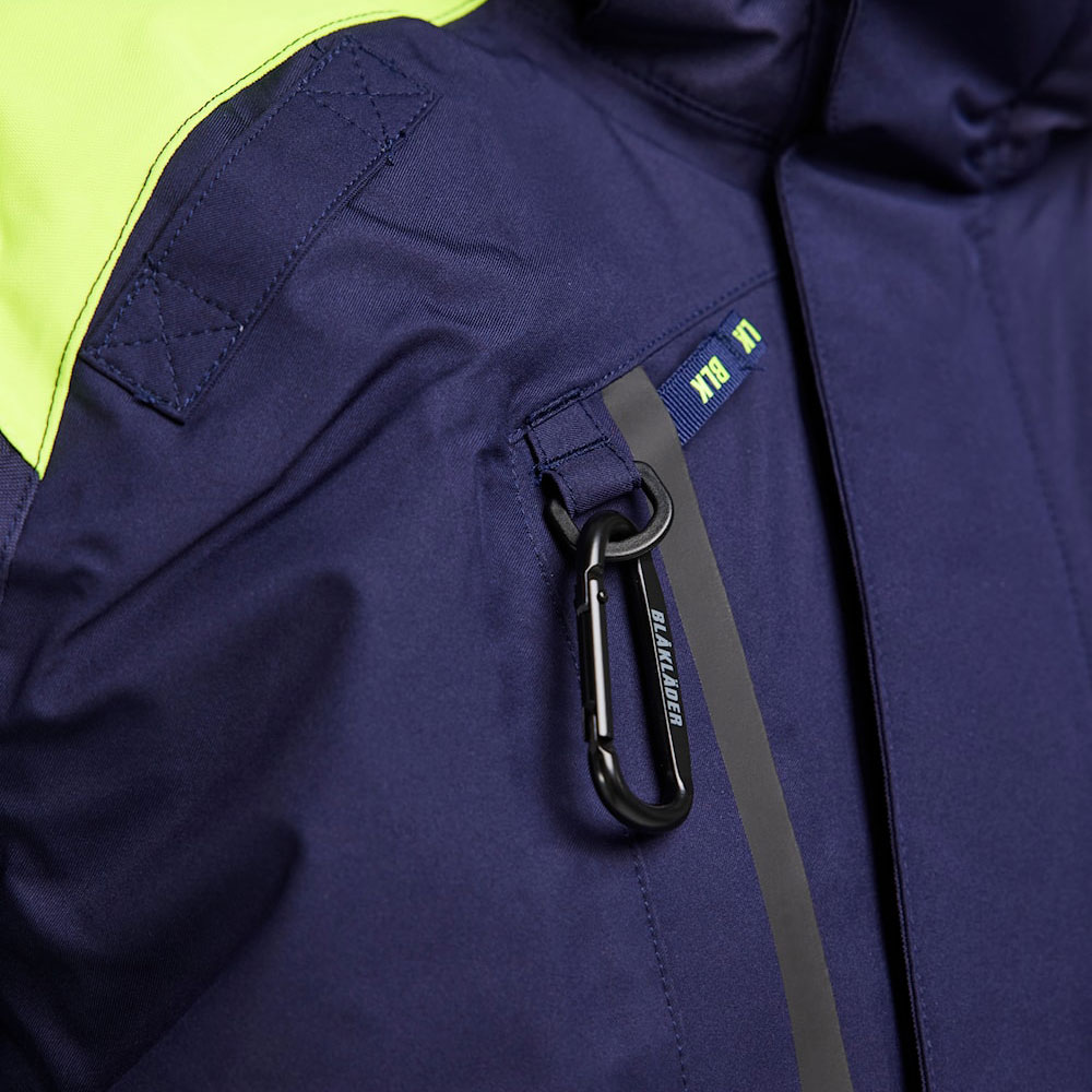 Bl&aring;kl&auml;der winter jacket, Marine/Hi-Vis yellow, large image number 7