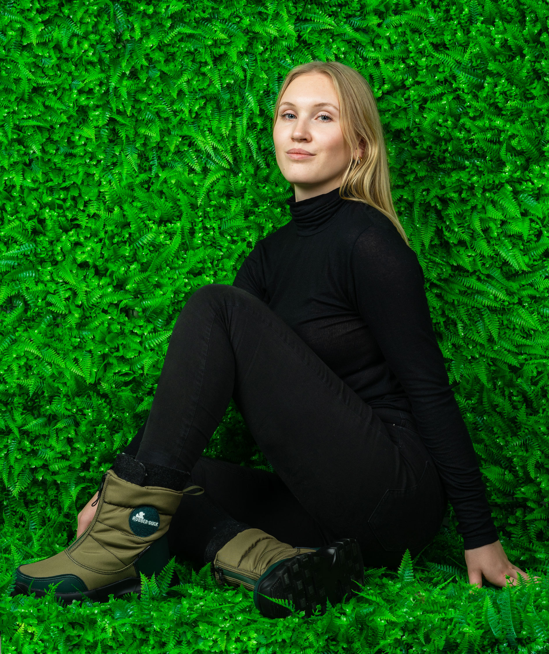 Rubber Duck Aspen vinterst&ouml;vlar dam, Olive/Dark Green