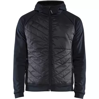 Blåkläder hybrid hoodie, Dark Marin/Svart