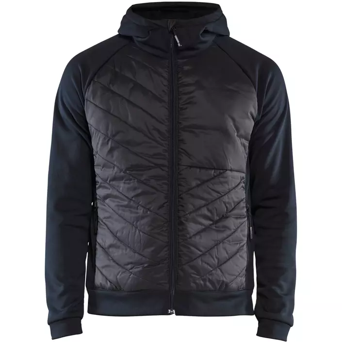 Blåkläder hybrid hoodie, Dark Marin/Svart, large image number 0