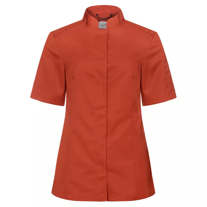 Segers short-sleeved women's chefs jacket, Rust, large image number 0