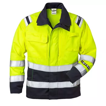 Fristads women's work jacket 4275, Hi-vis Yellow/Marine