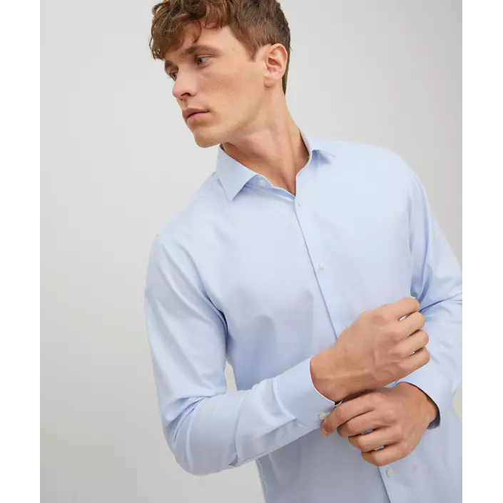 Jack & Jones Premium JPRBLAPARKER Slim fit skjorta, Cashmere Blue, large image number 4
