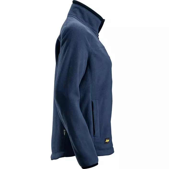 Snickers AllroundWork women's fleece jacket 8027, Marine Blue/Black, large image number 3