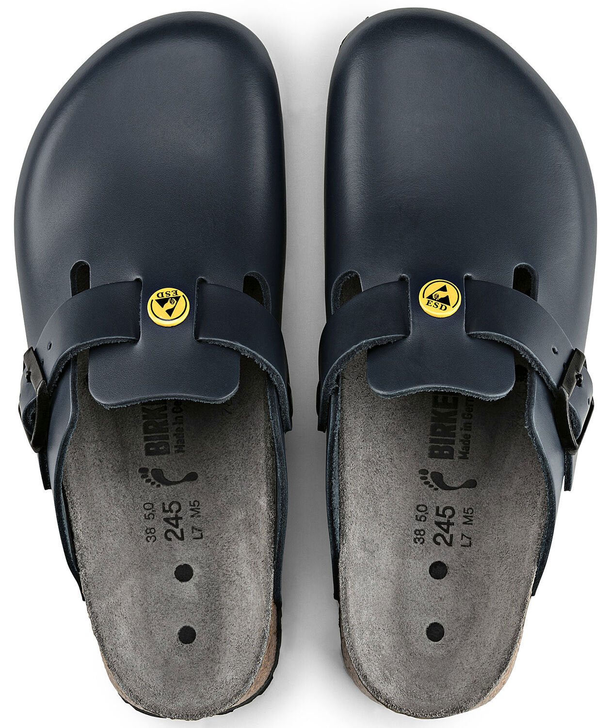 Birkenstock Boston ESD Regular Fit sandaler, Bl&aring;, large image number 3