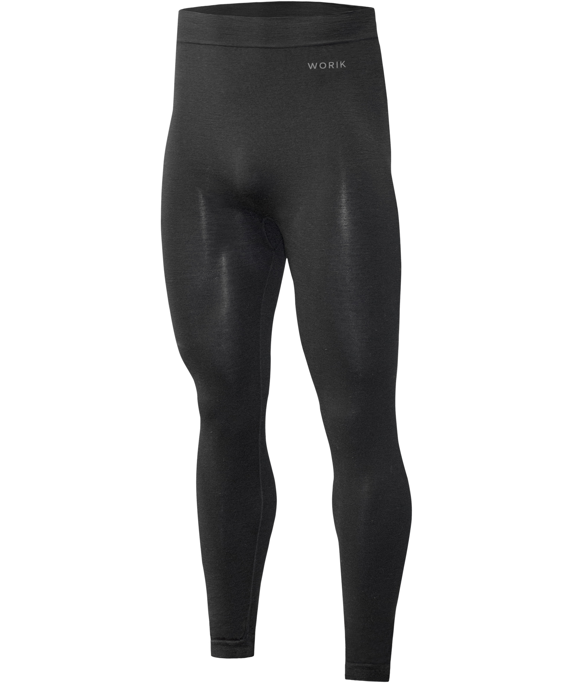 Worik Anchorage baselayer bukse med merinoull, Black