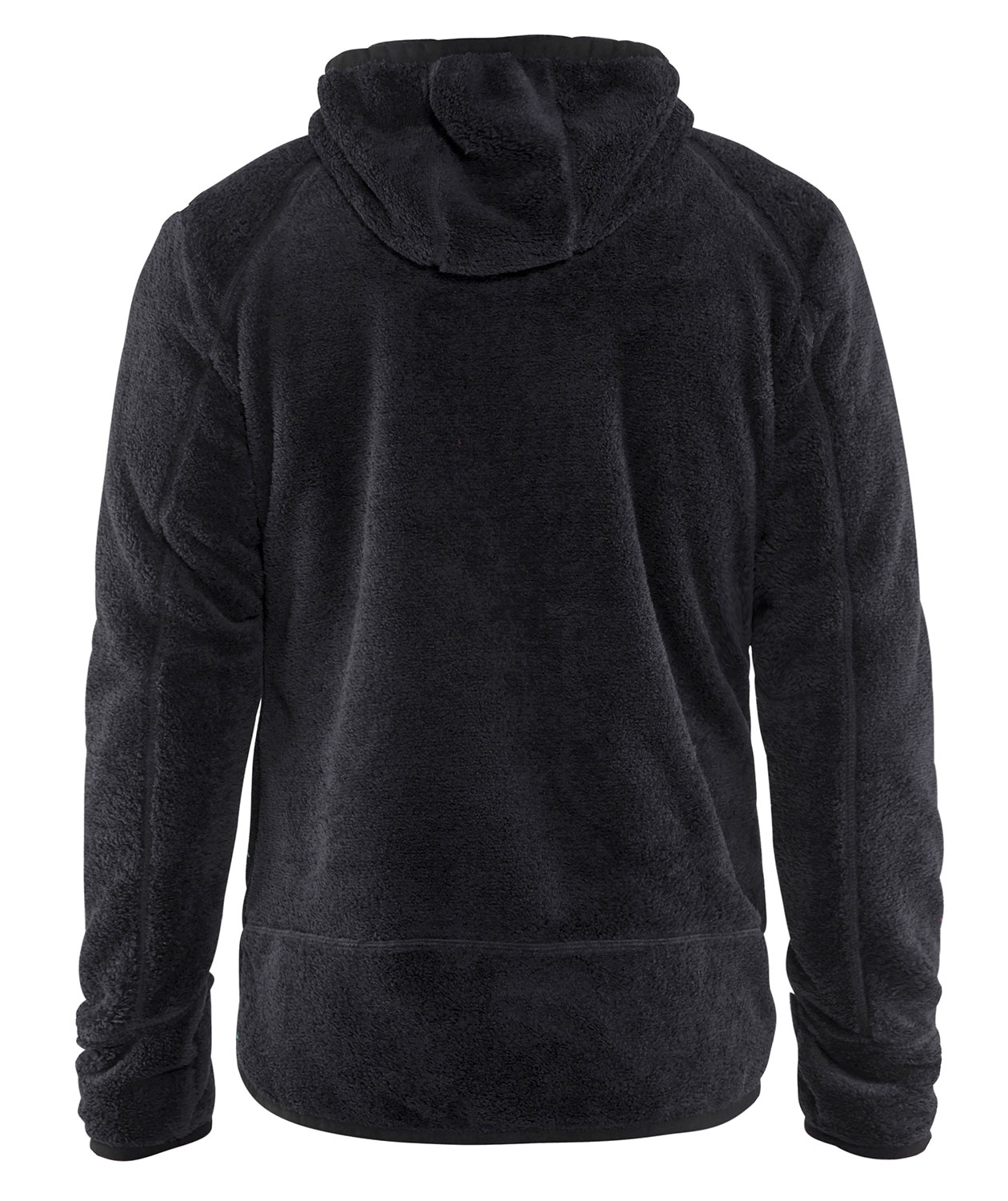 Bl&aring;kl&auml;der Faserpelzjacke, Schwarz/Silber, large image number 1