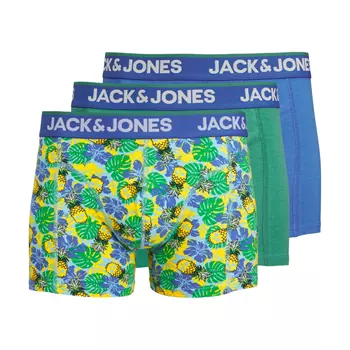Jack & Jones JACPINEAPPLE SKULL 3-pak boxers, Spla, Palace Blue Splish Splash