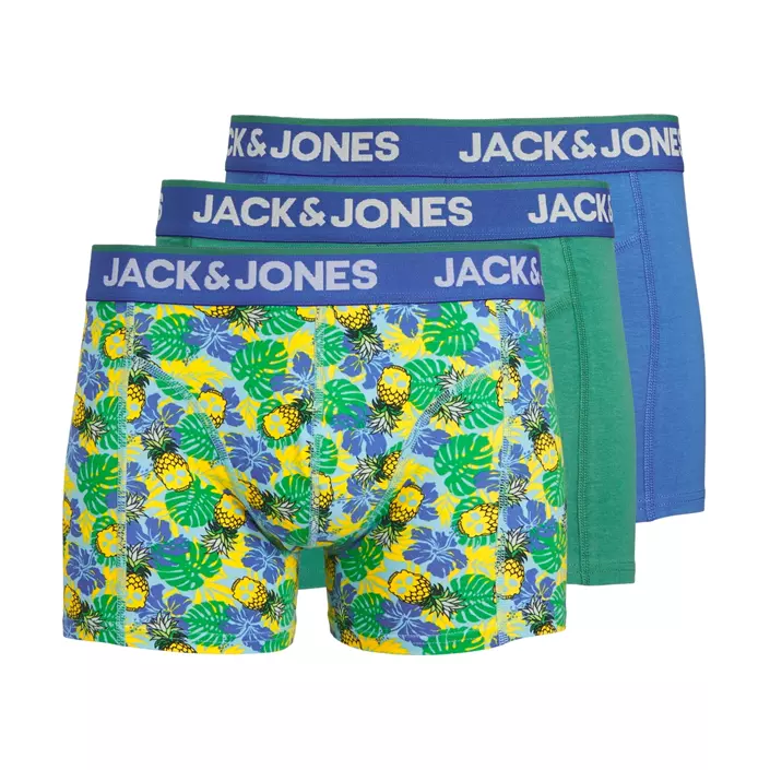 Jack & Jones JACPINK FLAMINGO 3-pack boxershorts, Palace Blue Splish Splash, large image number 0
