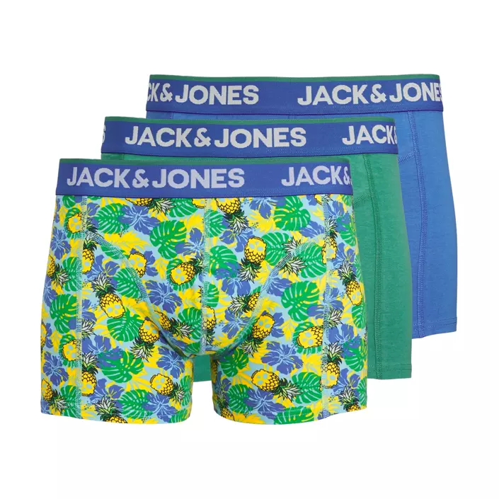 Jack & Jones JACPINK FLAMINGO 3-pack boxershorts, Palace Blue Splish Splash, large image number 0