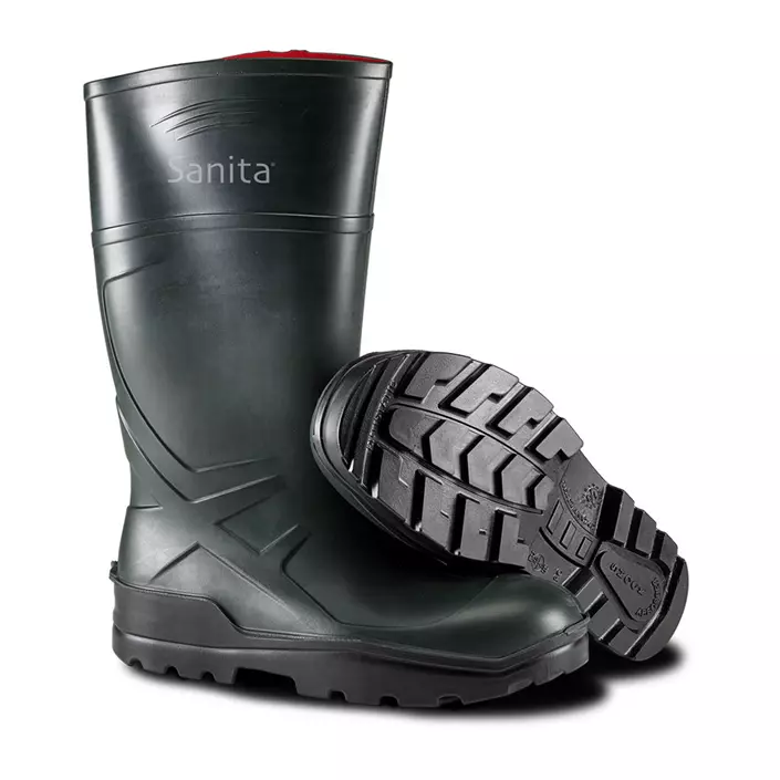 Sanita Omega rubber boots O4, Green, large image number 0