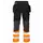 ProJob craftsman trousers 6522, Hi-Vis Orange/Black, Hi-Vis Orange/Black, swatch