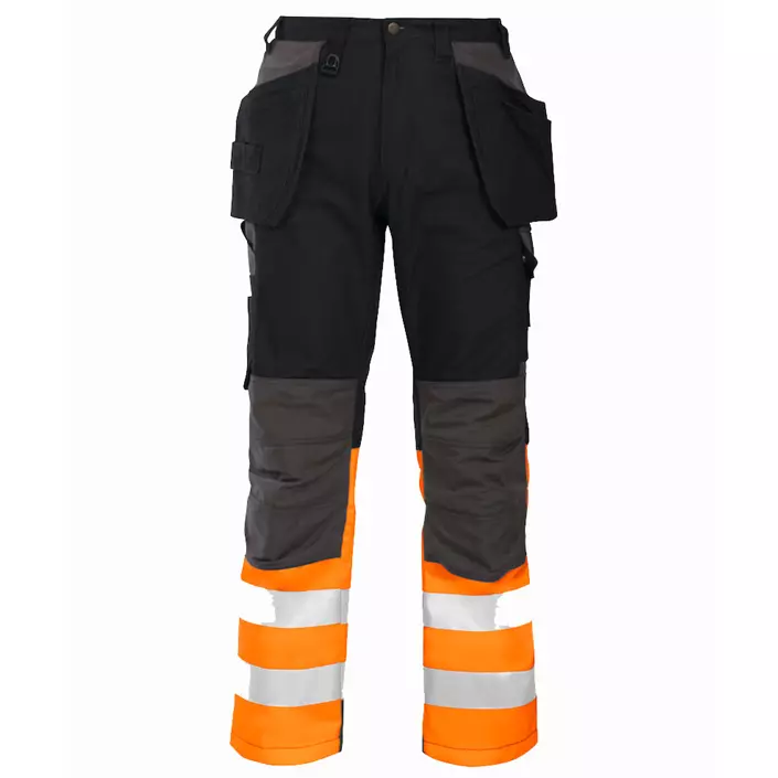 ProJob craftsman trousers 6522, Hi-Vis Orange/Black, large image number 0