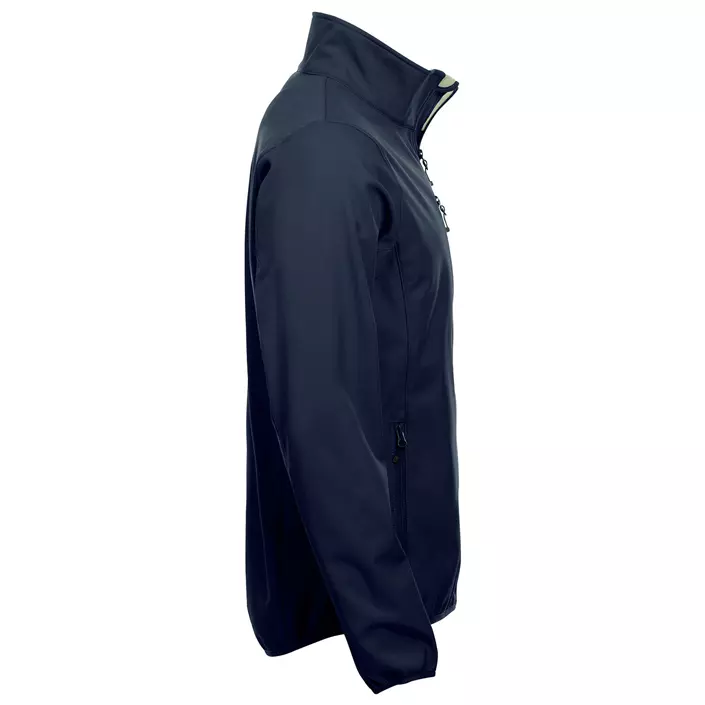 Clique Basic softshell jacket, Dark navy, large image number 3