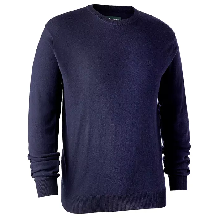 Deerhunter Kingston stickad tröja, Dark blue, large image number 0