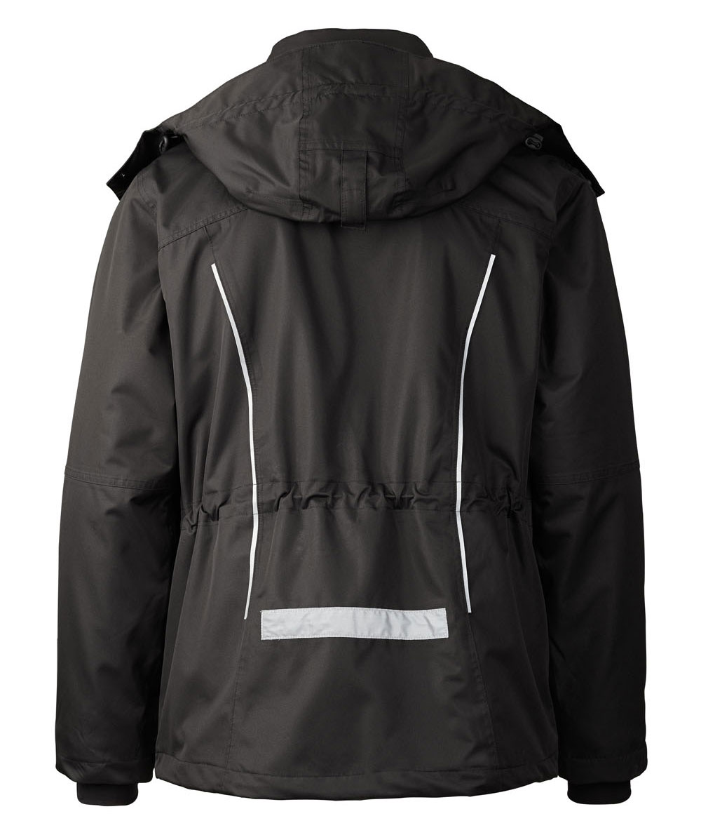Xplor Care Zip-in shell jacket with detachable hood, Black