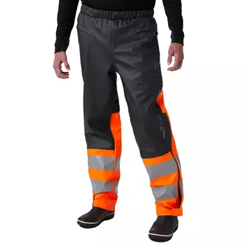 Helly Hansen Alna 2.0 rain trousers, Ebony/Hi-Vis Orange