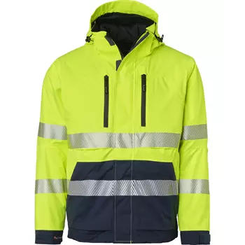 Top Swede 3-in-1 winter jacket 127, Hi-Vis Yellow/Navy