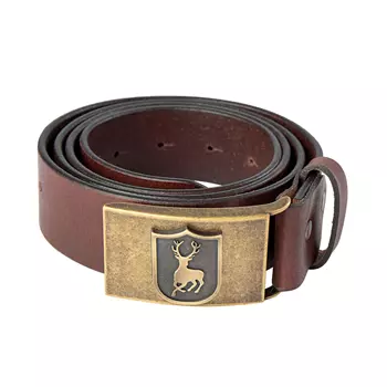 Deerhunter leather belt, Cognac
