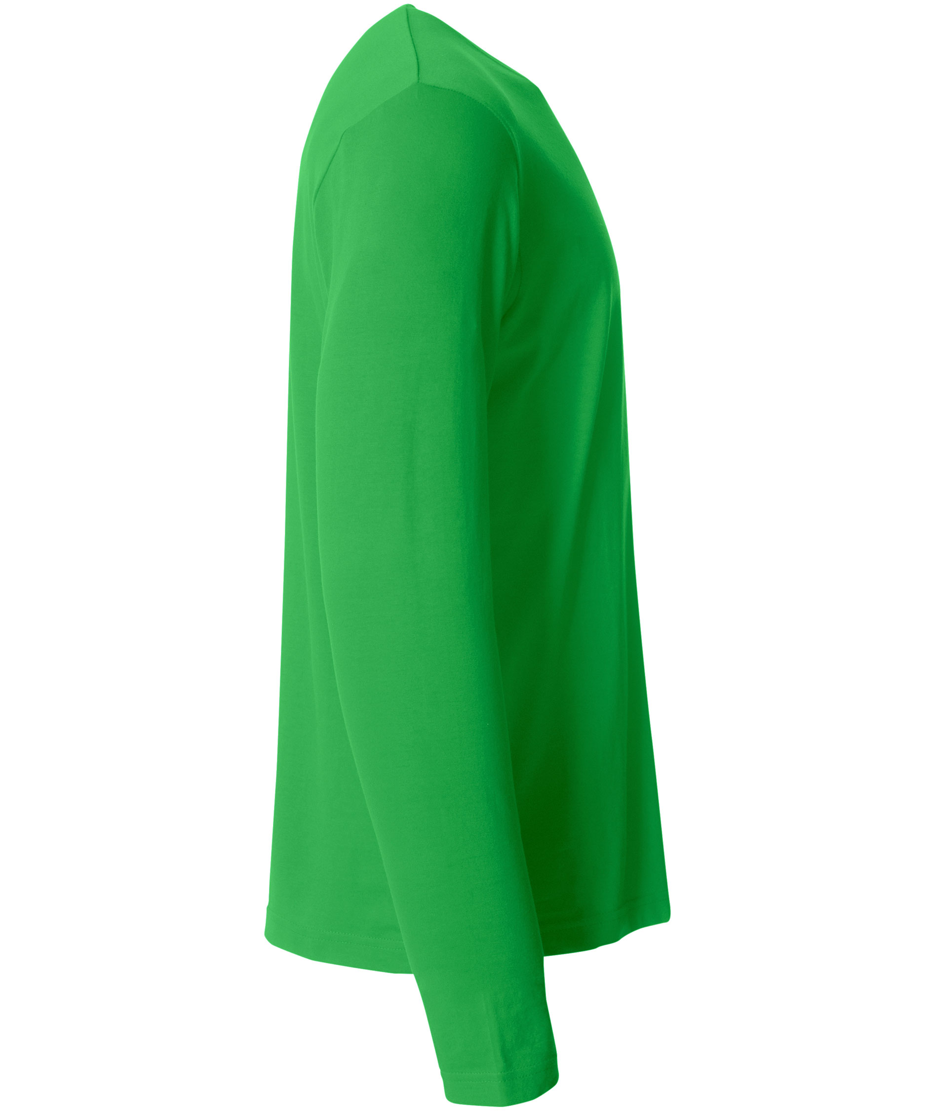 Clique Basic-T l&aring;ng&auml;rmad T-shirt, Apple green, large image number 2