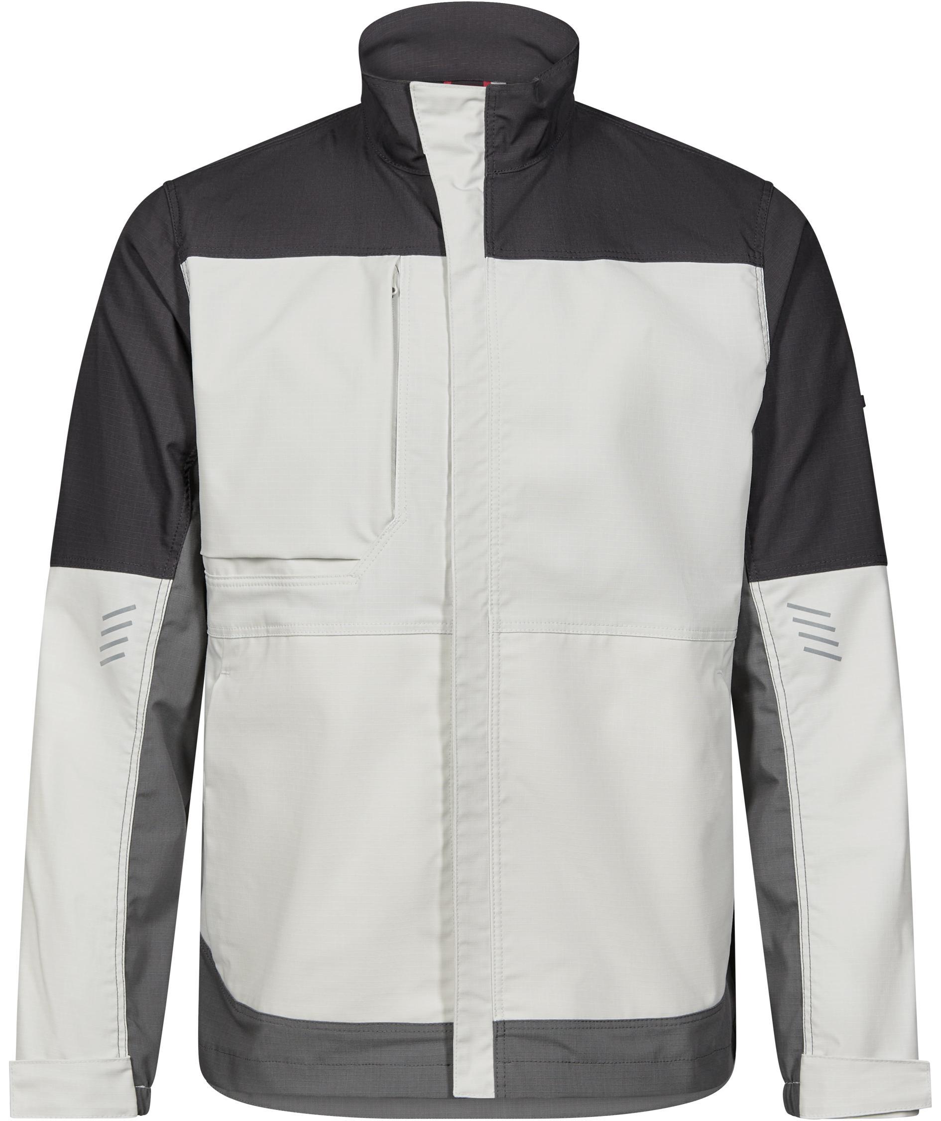 Engel Entire arbejdsjakke, Bone White/Anthracite Grey, Bone White/Anthracite Grey, swatch