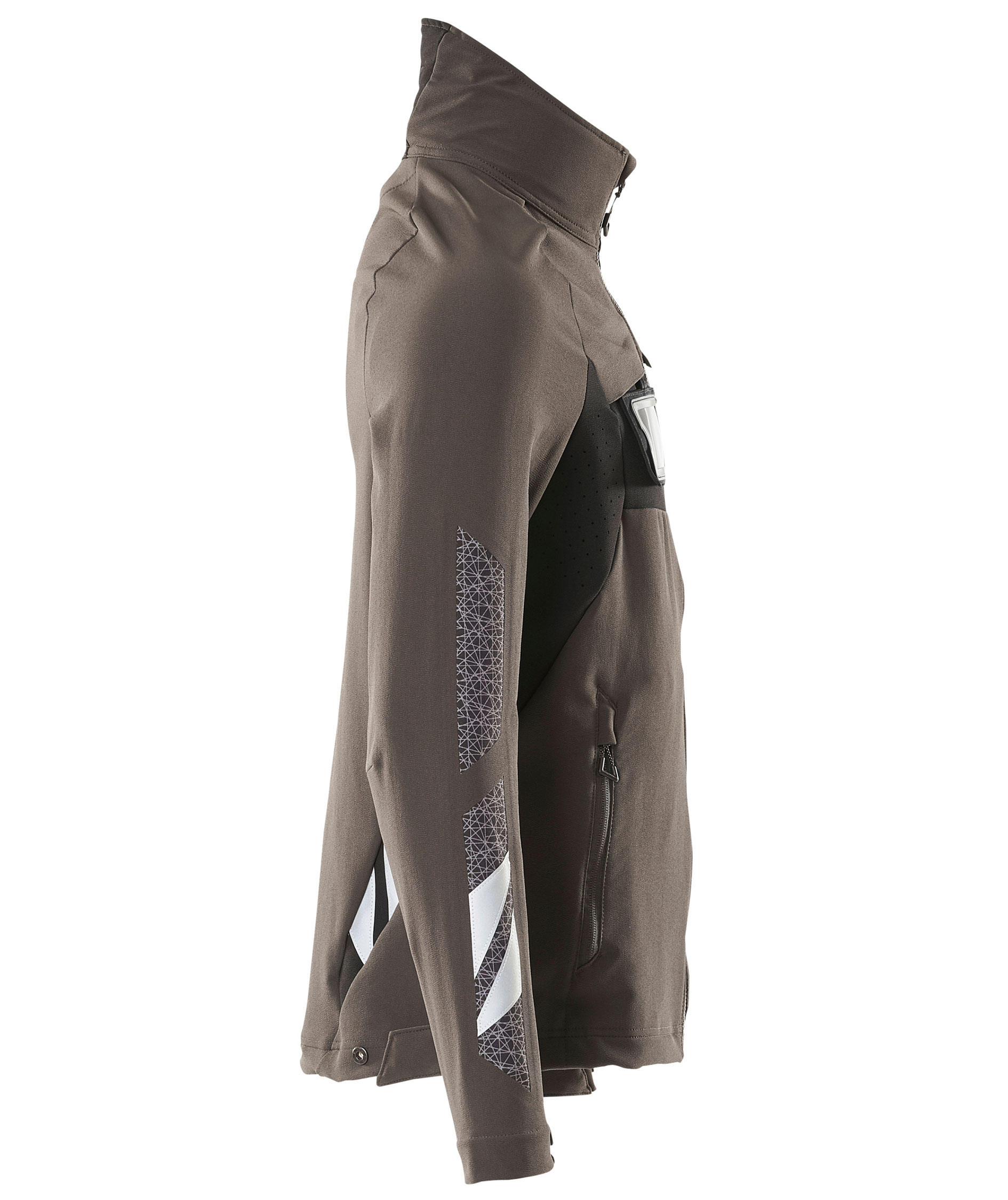 Mascot Accelerate jakke full stretch, M&oslash;rk Antrasitt/Svart, large image number 2