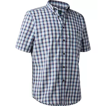 Deerhunter Jeff shortsleeved shirt, Blue Check