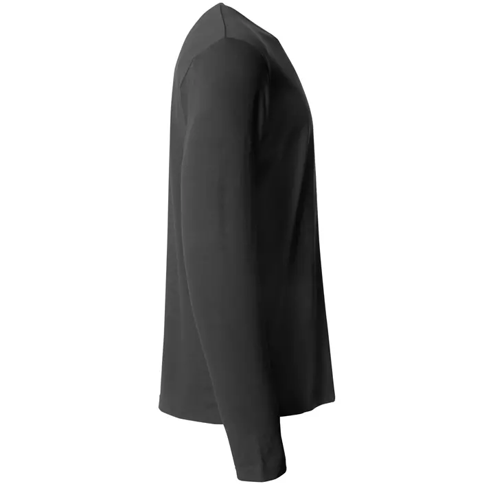 Clique Basic-T langermet T-skjorte, Black, large image number 3