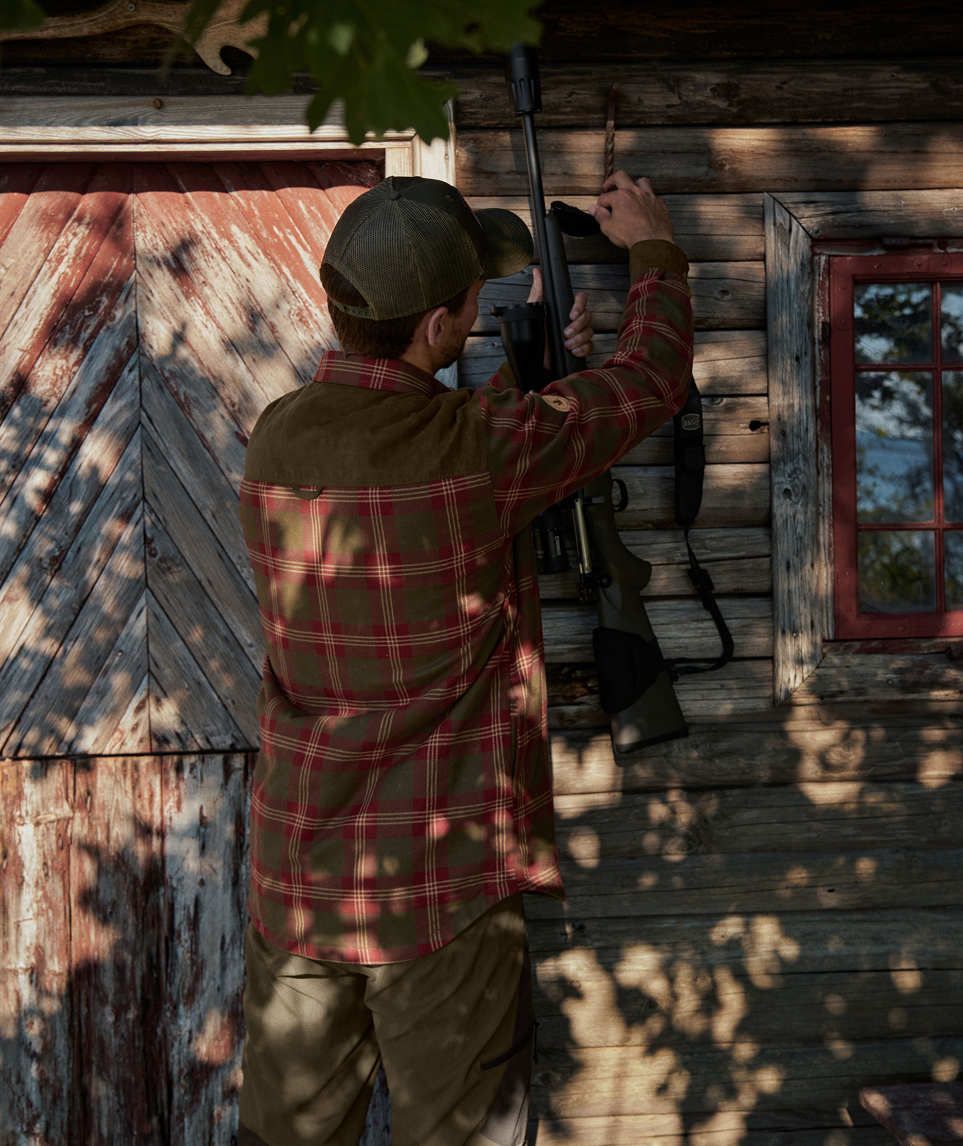 Seeland Vancouver flanell overshirt, Red Check, large image number 8