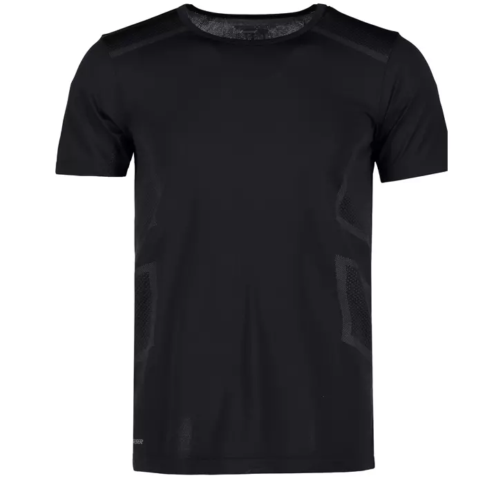 GEYSER sömlös T-shirt, Svart, large image number 1