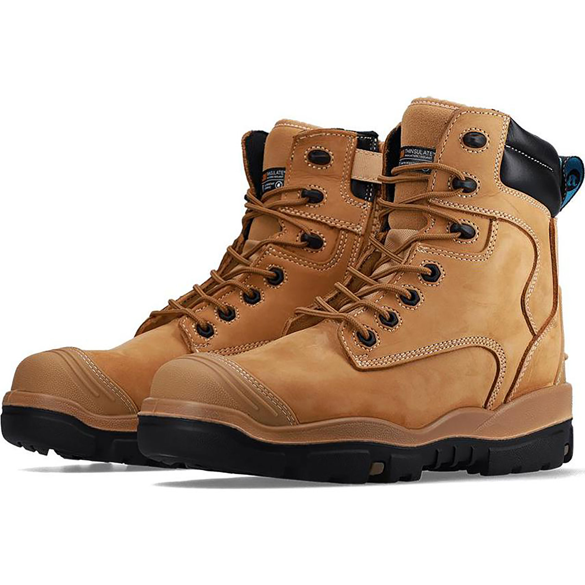 Bata Industrials 86147 Longreach safety boots S3, Wheat, large image number 5