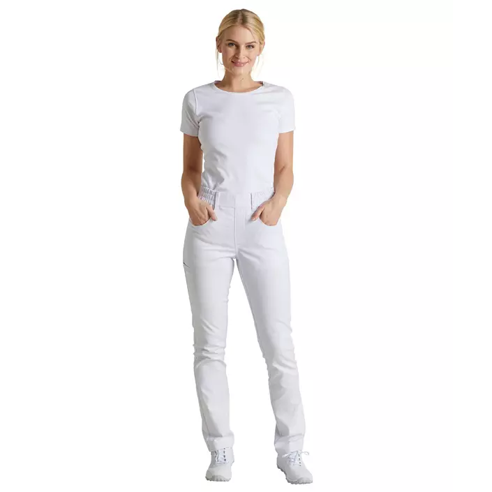Kentaur  pull-on trousers, White, large image number 1