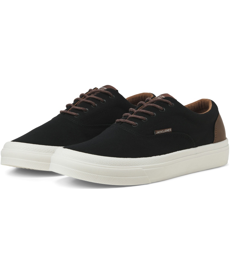 Jack & Jones JFWISLINGTON canvas sneakers, Anthracite, Anthracite, large image number 1