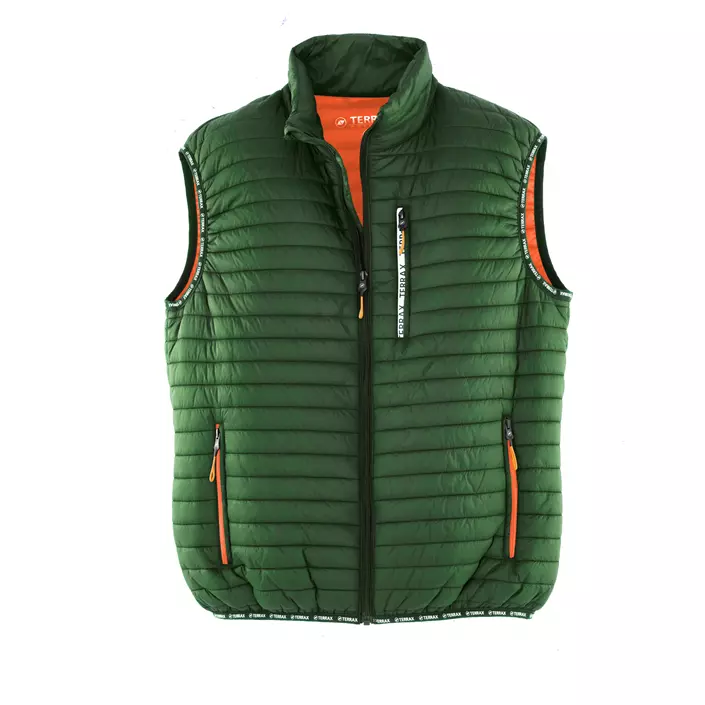 Terrax vadderad väst, Forest Green/Orange, large image number 0